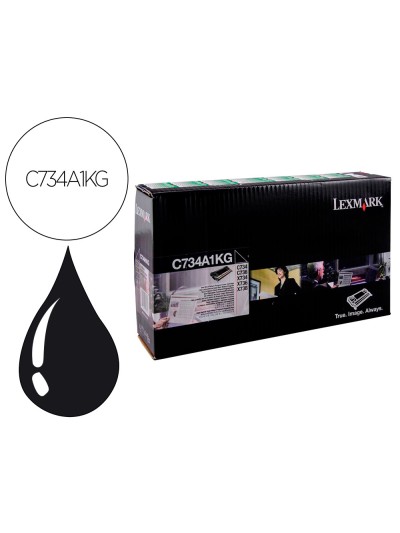 Toner laser lexmark c734 6000 paginas