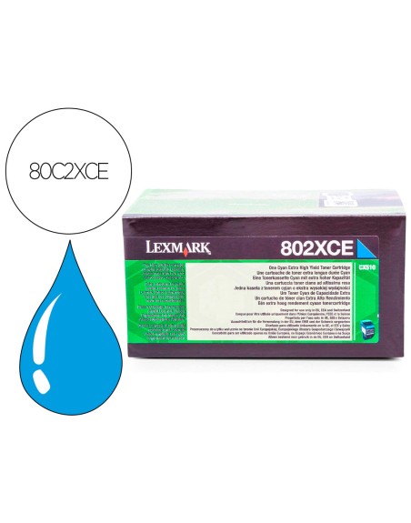Toner laser lexmark 80c2xcecian 4000 paginash
