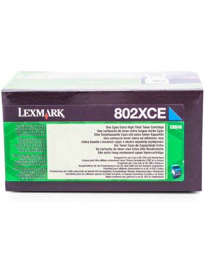 Toner laser lexmark 80c2xcecian 4000 paginash