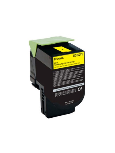 Toner laser lexmark 80c2xye amarillo 4000 paginas