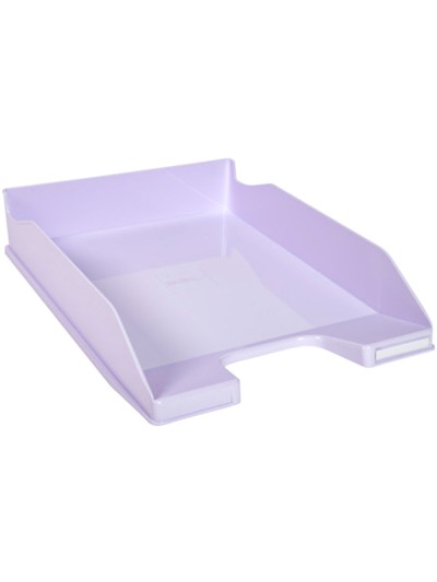 Bandeja sobremesa exacompta plastico aquarel set de 4 bandejas combo midi colores pastel 346x225x243 mm