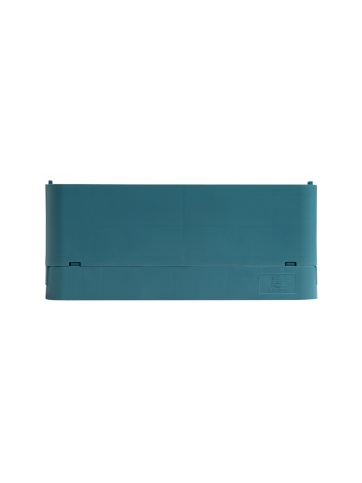 Caja plegable exacompta midi skandi polipropileno reciclado color azul pacifico 276x188x120 mm