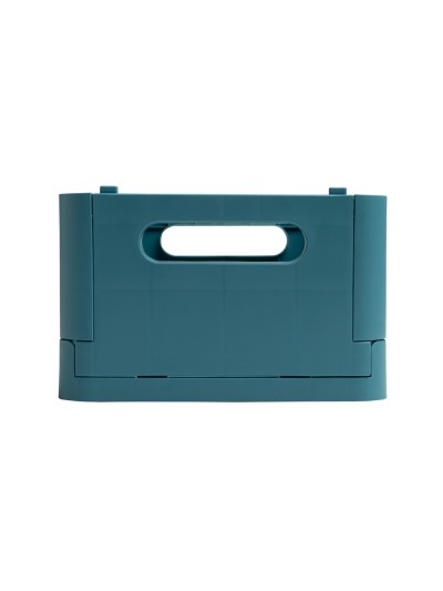 Caja plegable exacompta midi skandi polipropileno reciclado color azul pacifico 276x188x120 mm