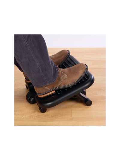 Reposapies kensington solemassage 5 alturas ajustables color negro