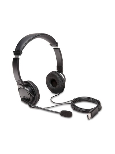 Auricular kensington hi-fi con microfono usb cable 180 cm