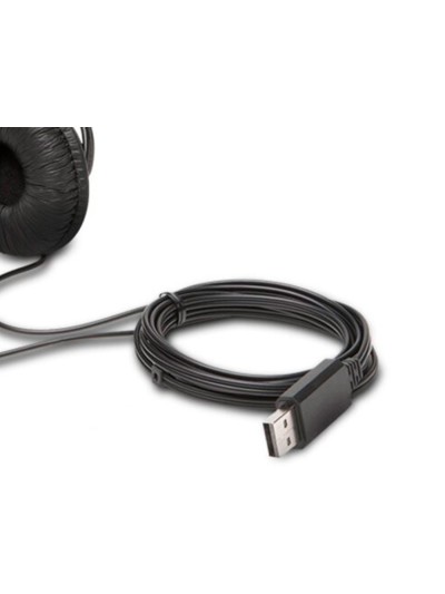 Auricular kensington hi-fi con microfono usb cable 180 cm