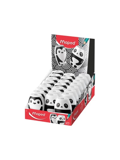 Sacapuntas maped plastico shaker fancy 1 uso con deposito