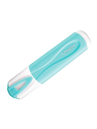 Rotulador maped fluorescente peps pastel con glitter estuche de 4 unidades colores surtidos