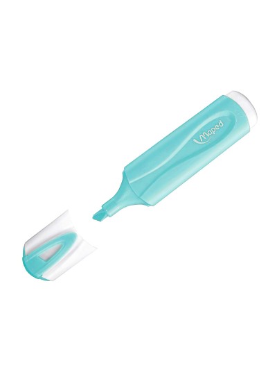 Rotulador maped fluorescente peps pastel con glitter estuche de 4 unidades colores surtidos