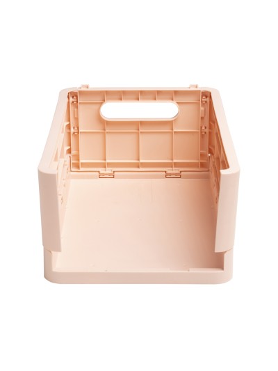 Caja plegable exacompta midi skandi polipropileno reciclado color nude 276x188x120 mm