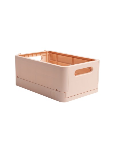 Caja plegable exacompta midi skandi polipropileno reciclado color nude 276x188x120 mm