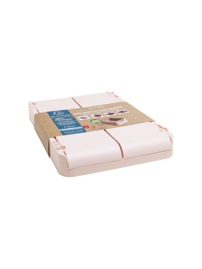 Caja plegable exacompta midi skandi polipropileno reciclado color nude 276x188x120 mm