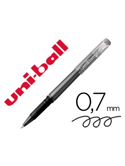 Rotulador uni-ball roller uf-222 tinta gel borrable 0,7 mm negro