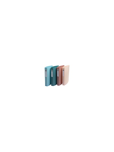 Carpeta de 4 anillas 30 mm exacompta skandi din a4+ polipropileno reciclado colores surtidos