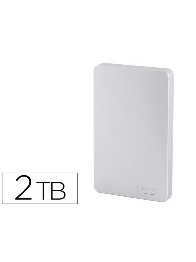 Disco duro q-connect 2,5/' externo 2tb usb 3.0 sata