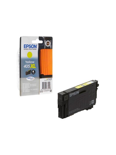 Ink-jet epson 405 xl wf-3820dwf / wf-4820dwf / wf-7830dtwf / wf-7840dtwf alta capacidad amarillo