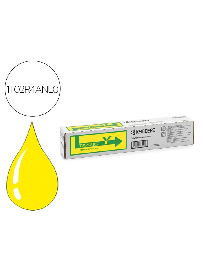 Toner kyocera tk5195y mita amarillo 7000 paginas Toner kyocera tk5195y mita amarillo 7000 paginas