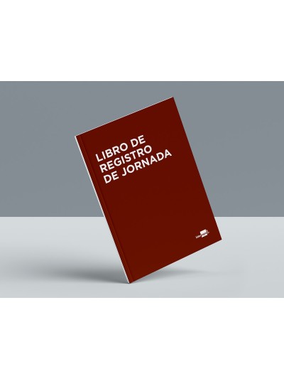 Libro liderpapel registro de jornada empleados a4 10 empleados mes pagina papel blanco 90 g