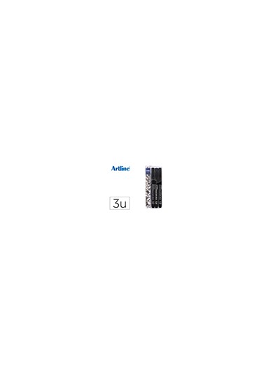 Rotulador artline calibrado micrometrico negro illustration pen billetera ek-280w3iln resistente al