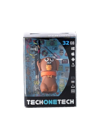 Memoria usb tech on tech dubby du el perro 32 gb