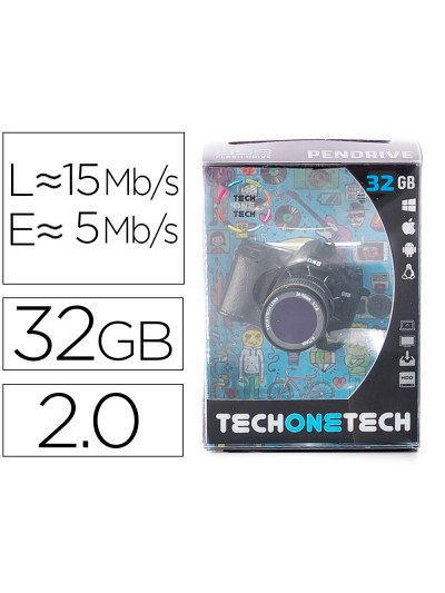 Memoria usb tech on tech camara fotos the perfect one 32 gb