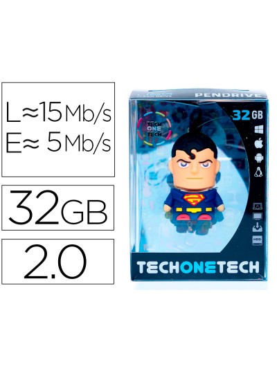 Memoria usb tech on tech super s 32 gb