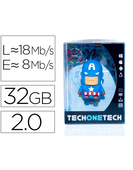 Memoria usb tech on tech super a 32 gb