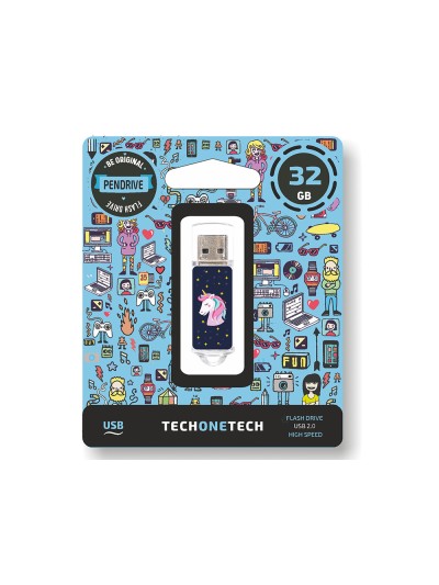 Memoria usb tech on tech unicornio dream 32 gb