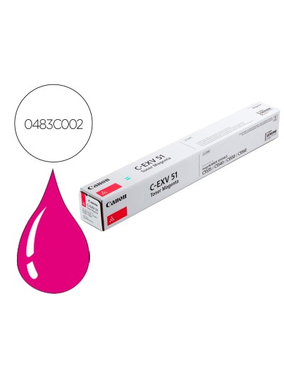 Toner canon exv51 ir c5335 c5540 c55000 magenta