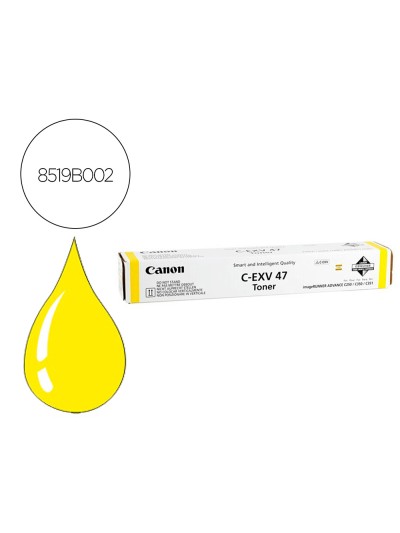 Toner canon exv47y ir advance c250 c350 amarillo