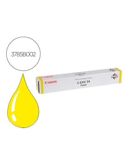 Toner canon exv34y / irc2020 irc2025 amarillo