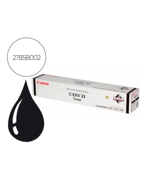 Toner canon exv33 ir2520 ir2525 ir2530 negro