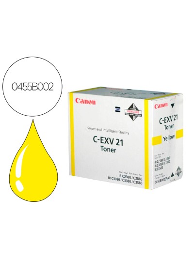 Toner canon exv21y irc2380 irc2880 amarillo