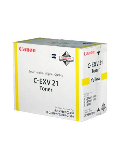 Toner canon exv21y irc2380 irc2880 amarillo