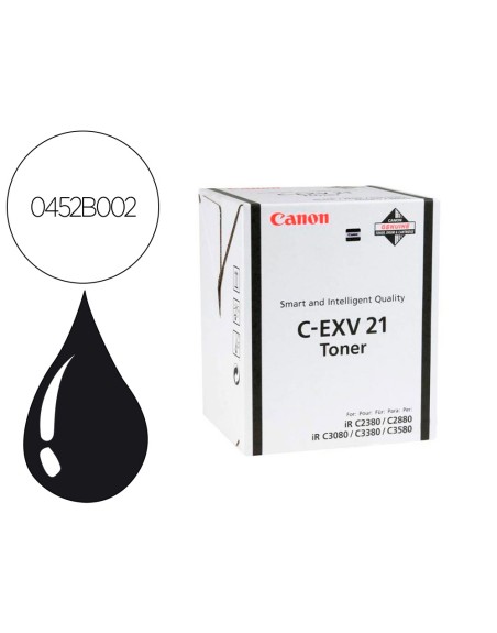 Toner canon exv21b irc2380 irc2880 negro