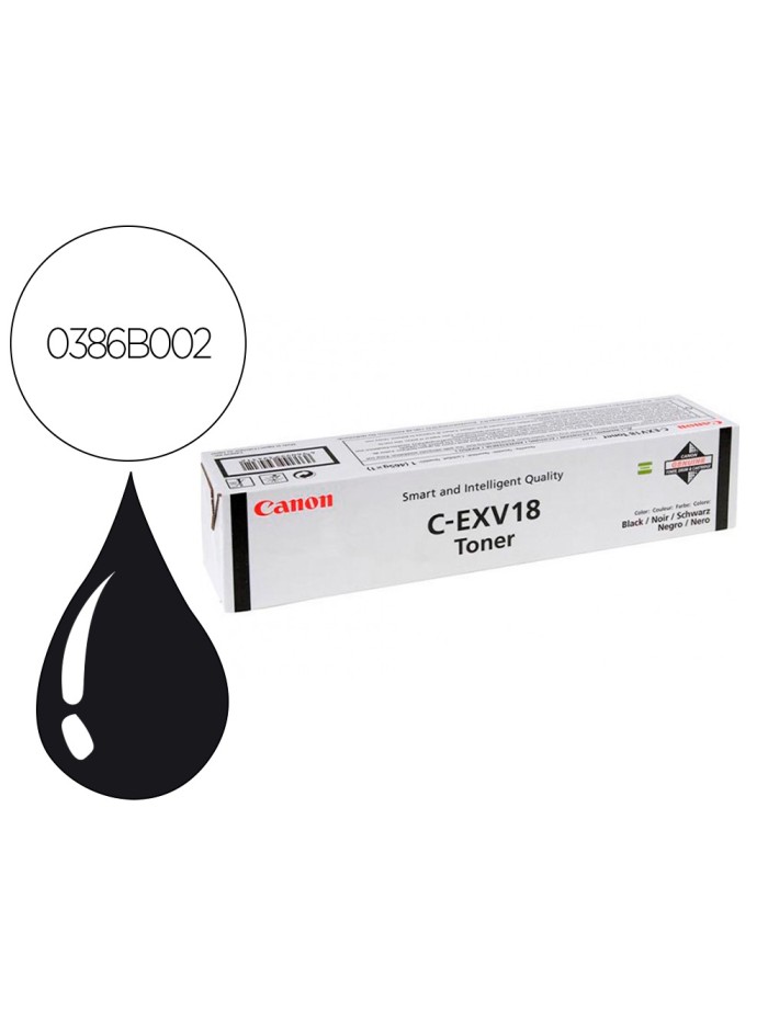 Toner canon exv18 ir1018 ir1020 ir1022 negro Toner canon exv18 ir1018 ir1020 ir1022 negro