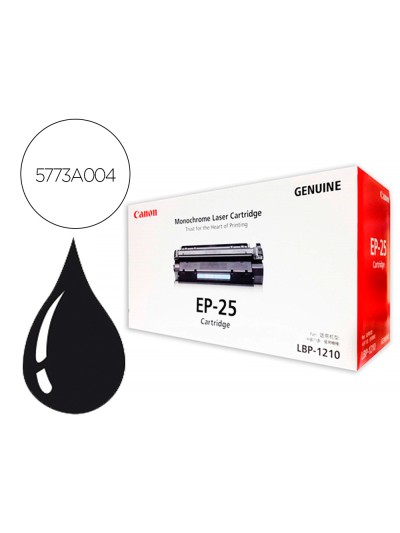 Toner canon ep25 lbp1210 negro