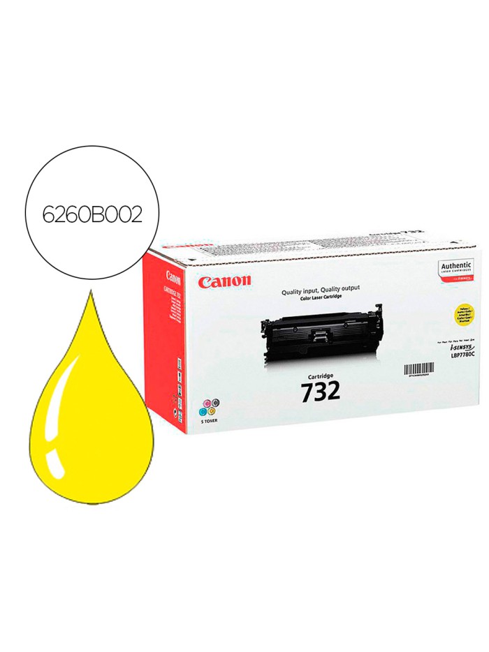 Toner canon 732y lbp7780 amarillo Toner canon 732y lbp7780 amarillo