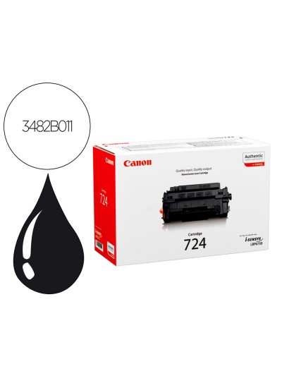 Toner canon 724h lbp6750 lbp6780 negro