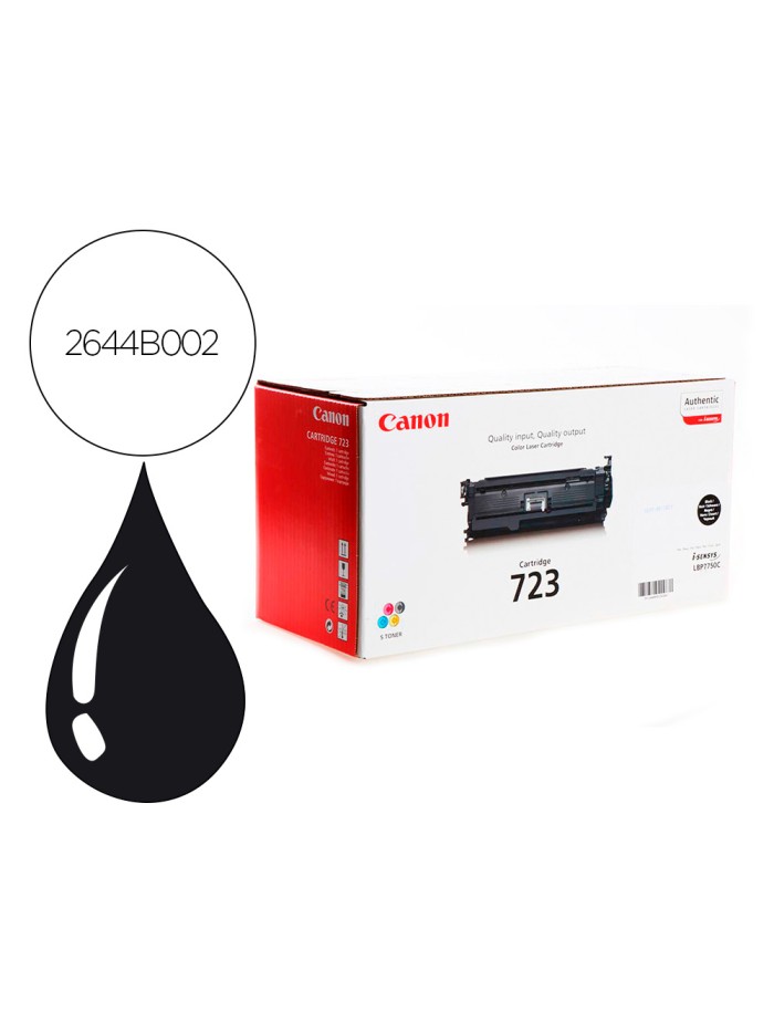 Toner canon 723b lbp7750 negro Toner canon 723b lbp7750 negro