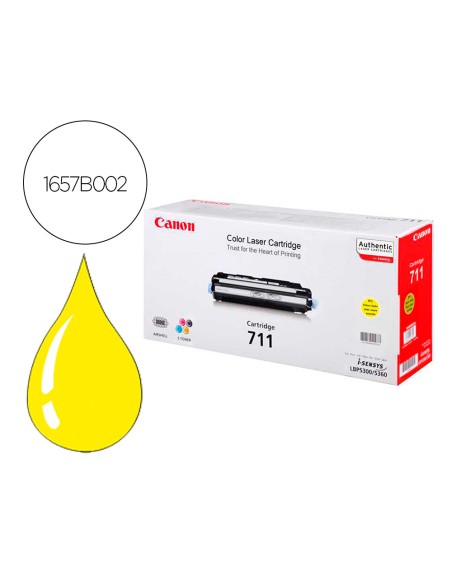 Toner canon 711y lbp5300 lbp5360 amarillo