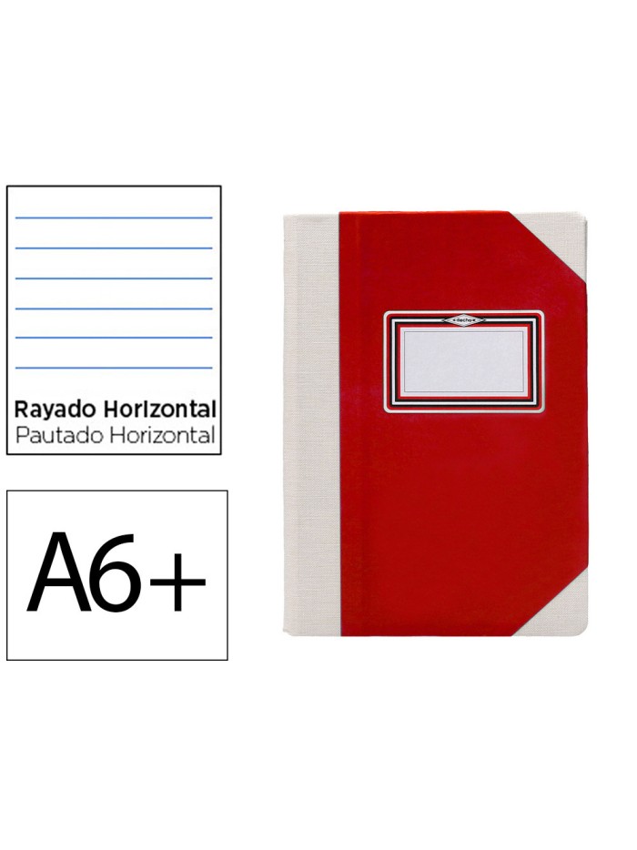Libro cartone cosido fernandes flecha din a6+ rayado horizontal 50 hojas 100 gr azul Libro cartone cosido fernandes flecha din a6+ rayado horizontal 50 hojas 100 gr azul