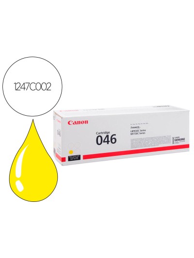 Toner canon 046y lbp650 mfc730 amarillo