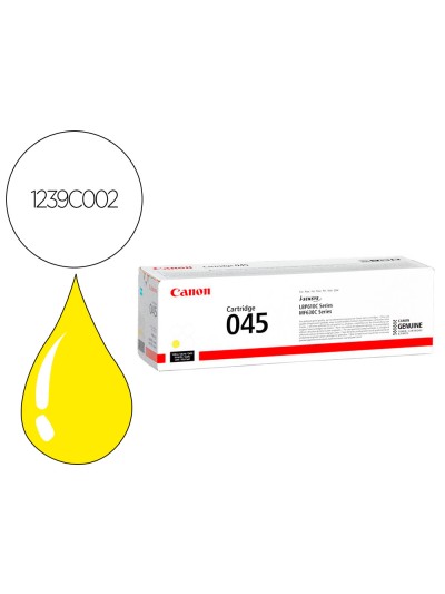 Toner canon 045y mf631 mf633 mf635 amarillo