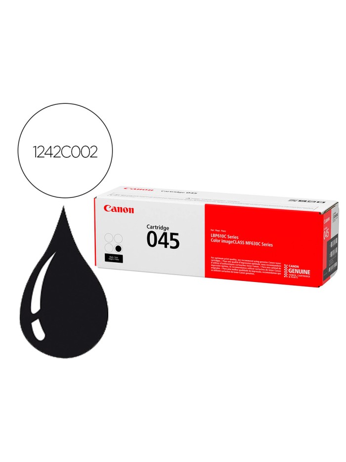 Toner canon 045bk mf631 mf633 mf635 negro Toner canon 045bk mf631 mf633 mf635 negro