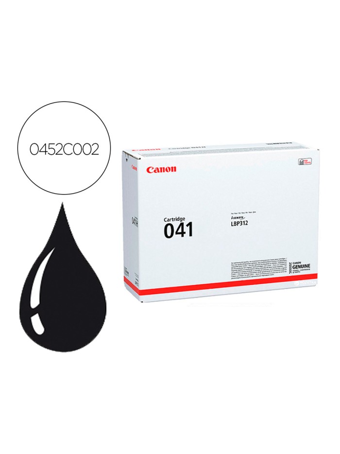 Toner canon 041 crg041bk lbp312 lbp310 negro Toner canon 041 crg041bk lbp312 lbp310 negro