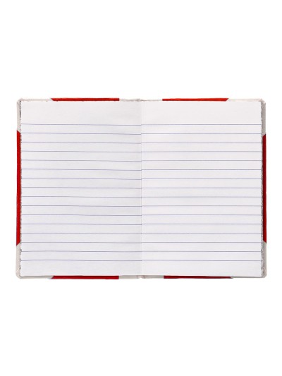 Libro cartone cosido fernandes flecha din a6+ rayado horizontal 50 hojas 100 gr azul