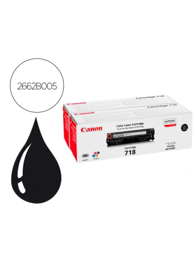 Toner canon 718b lbp7680 lbp7200 mf8300 pack negro