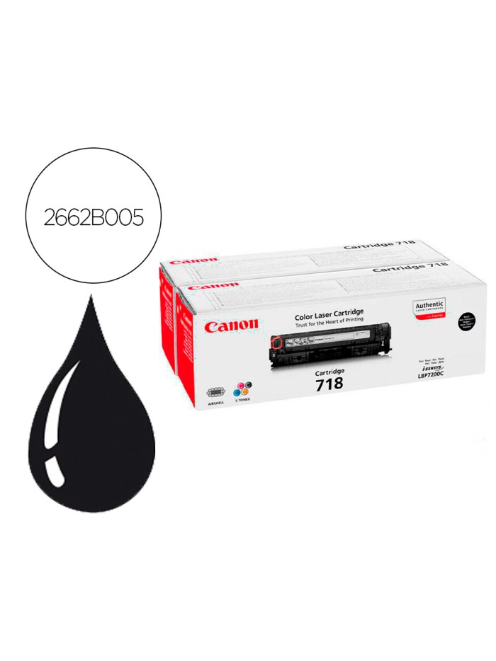 Toner canon 718b lbp7680 lbp7200 mf8300 pack negro Toner canon 718b lbp7680 lbp7200 mf8300 pack negro