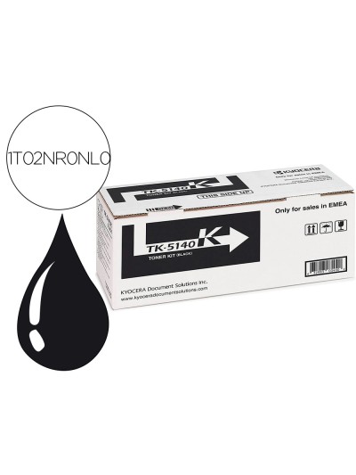 Toner tk-5140k kyocera ecosys m6530cdn, m6530cdn/kl3, p6130cdn, p6130cdn/kl3 negro tk5140